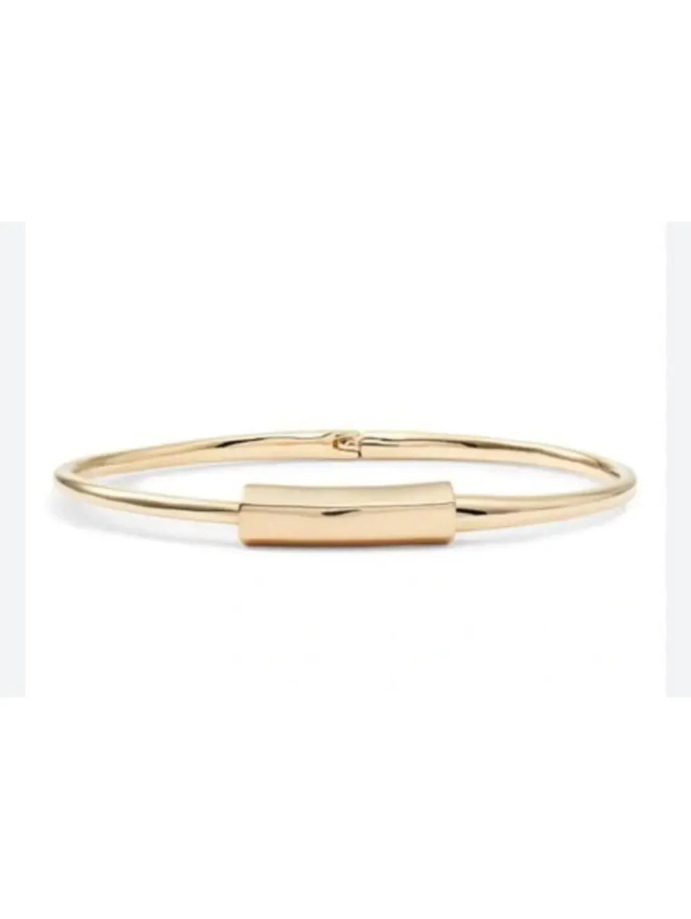 ALLSAINTS Hinged Bangle Bracelet, Designer Jewellery, Small/Medium Size